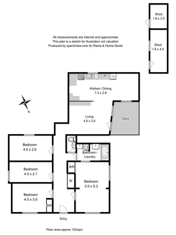 Floorplan of Homely house listing, 4 Jetty Road, Dodges Ferry TAS 7173