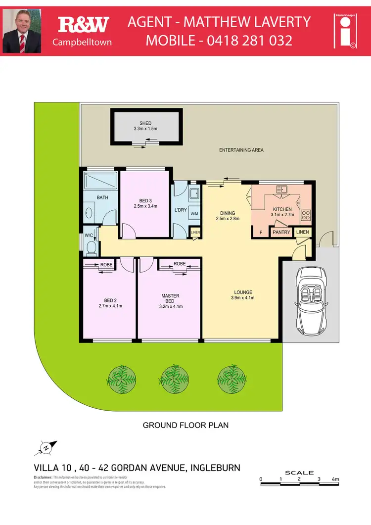 Floorplan of Homely villa listing, 10/40-42 Gordon Avenue, Ingleburn NSW 2565