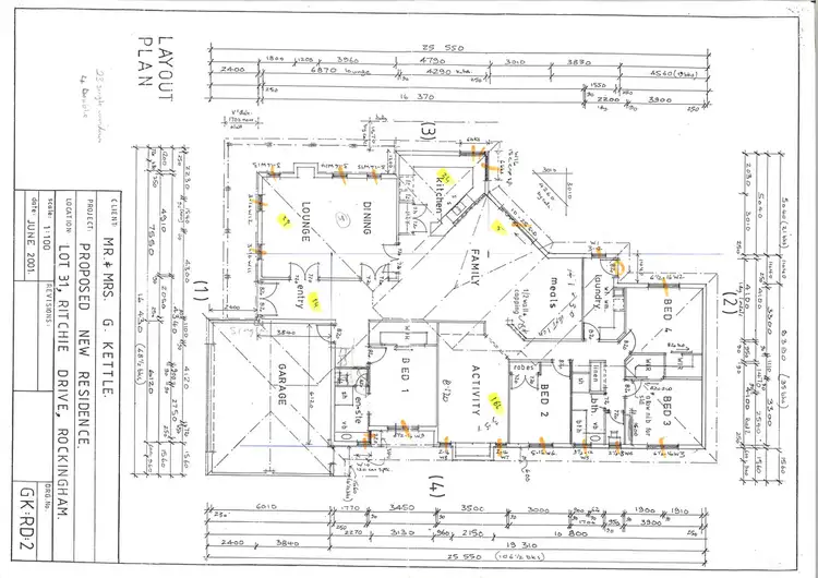 Floorplan of Homely house listing, 39 Ritchie Drive, Rockingham WA 6168