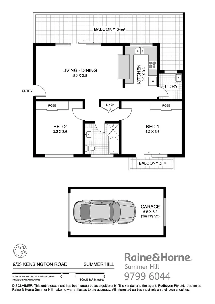 Floorplan of Homely apartment listing, 9/63 Kensington Road, Summer Hill NSW 2130
