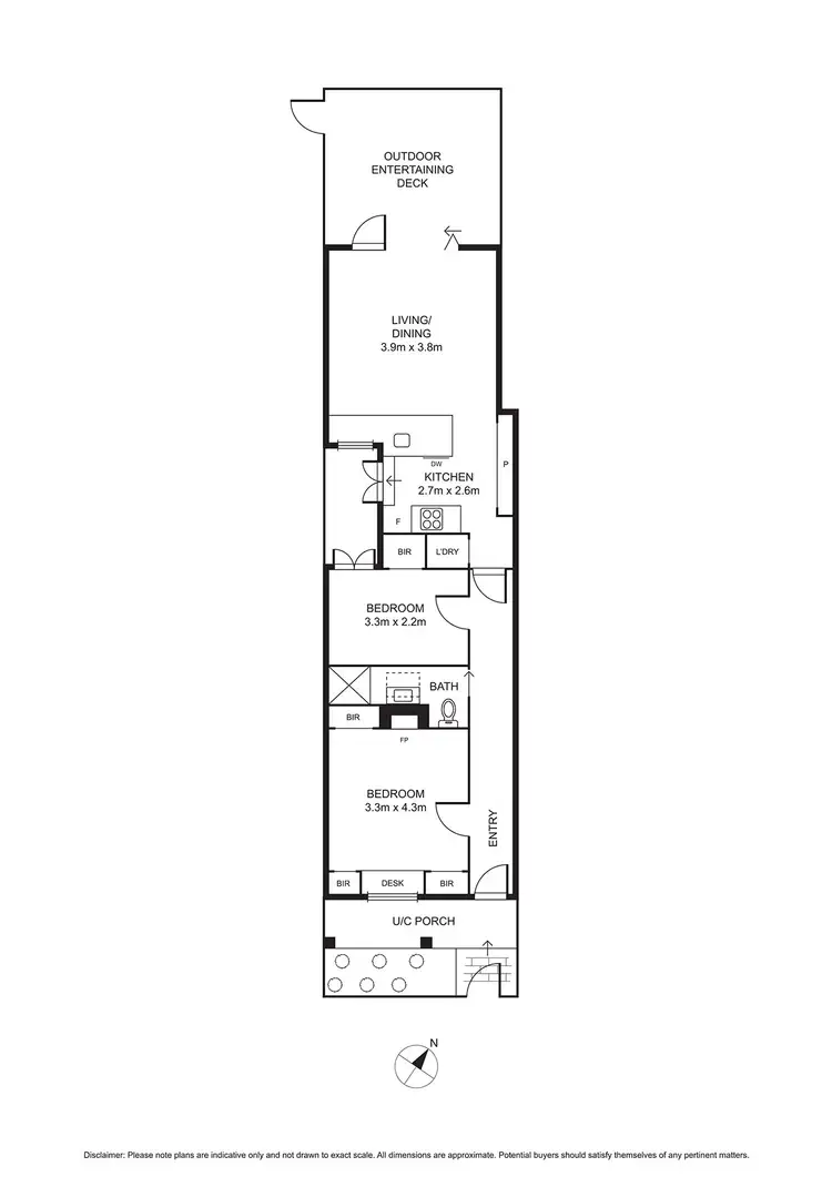 Floorplan of Homely house listing, 70 Draper Street, Albert Park VIC 3206