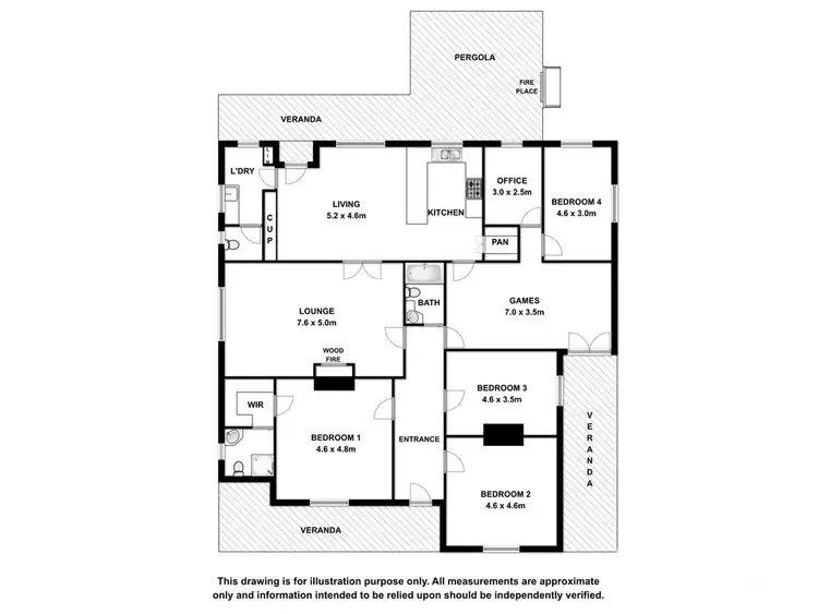 Floorplan of Homely rural property listing, 354 Hynam Caves Road, Naracoorte SA 5271