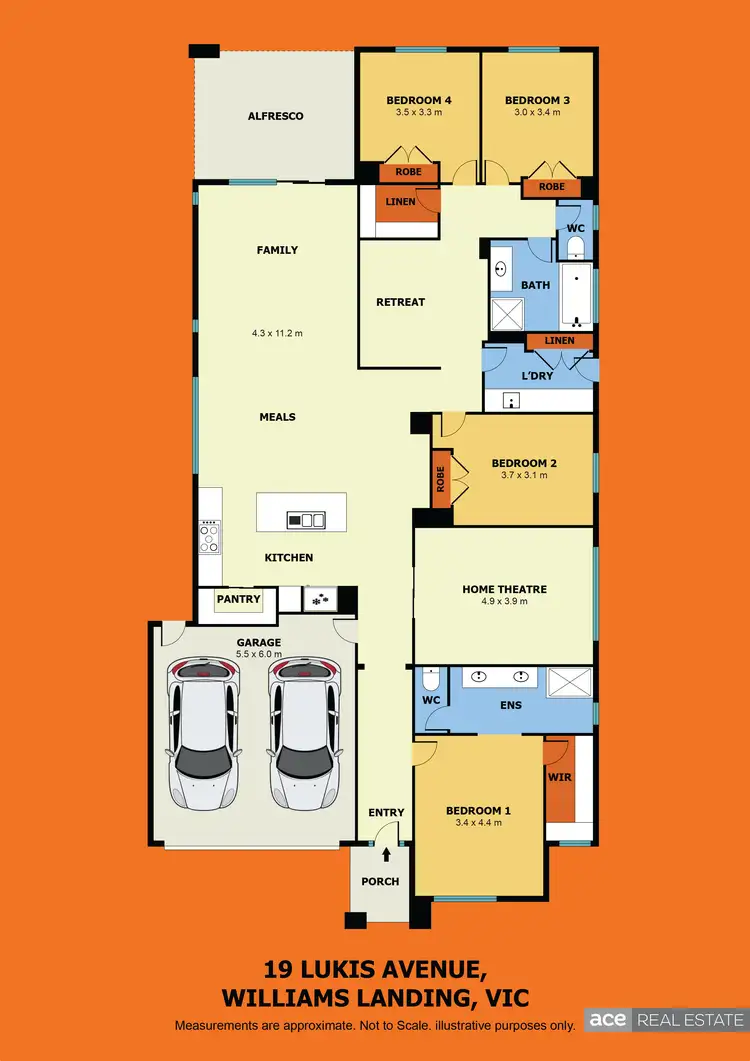Floorplan of Homely house listing, 19 Lukis Avenue, Williams Landing VIC 3027