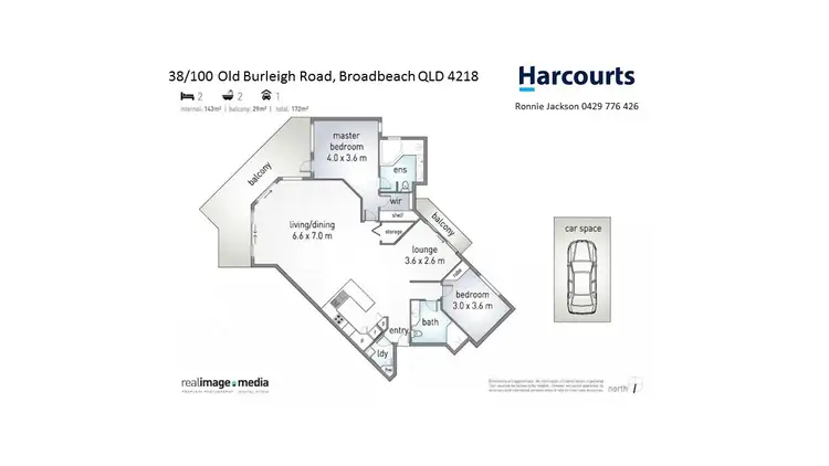 Floorplan of Homely apartment listing, 38/100 Old Burleigh Road, Broadbeach QLD 4218