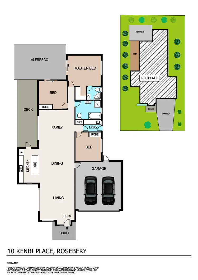 Floorplan of Homely house listing, 10 Kenbi Place, Rosebery NT 832