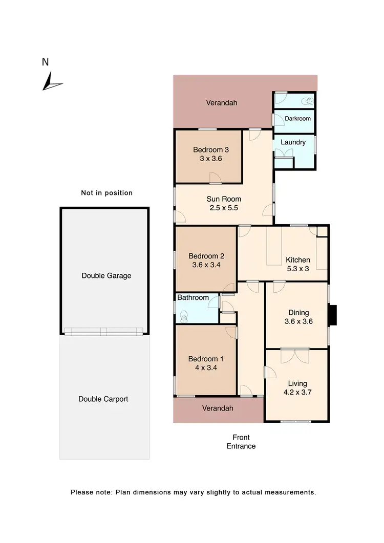 Floorplan of Homely house listing, 715 Bond Street, Mount Pleasant VIC 3350
