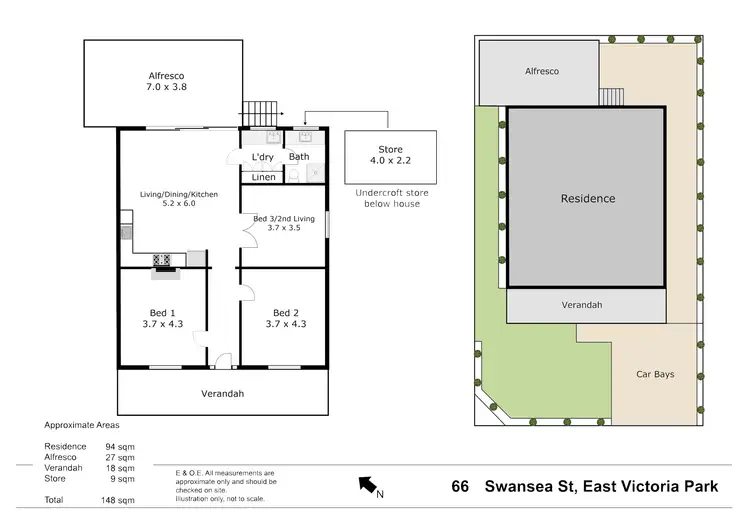 Floorplan of Homely house listing, 66 Swansea Street, East Victoria Park WA 6101