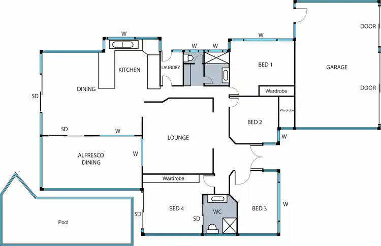Floorplan of Homely house listing, 20 BROLGA STREET, Port Douglas QLD 4877