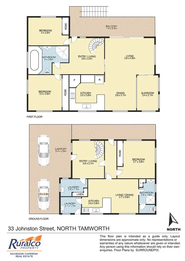 Floorplan of Homely house listing, 33 Johnston Street, Tamworth NSW 2340
