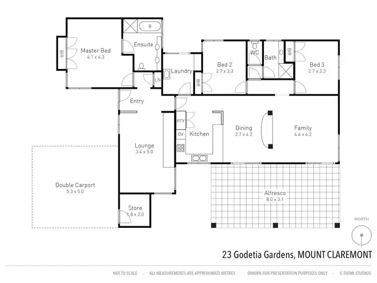 Floorplan of Homely house listing, 23 Godetia Gardens, Mount Claremont WA 6010
