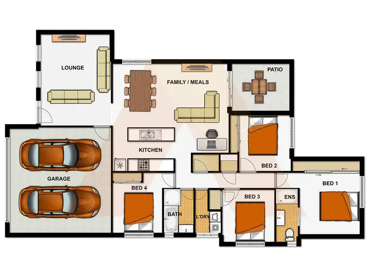 Floorplan of Homely house listing, 3 Callistemon Street, Heathwood QLD 4110