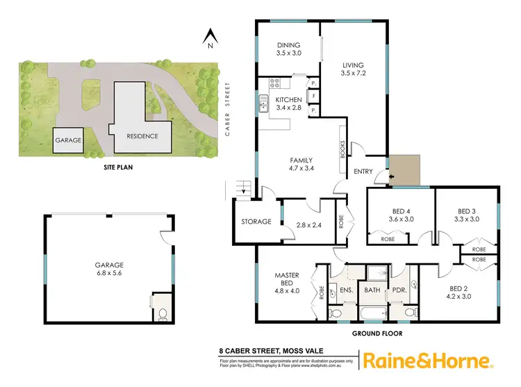 Floorplan of Homely house listing, 8 Caber Street, Moss Vale NSW 2577