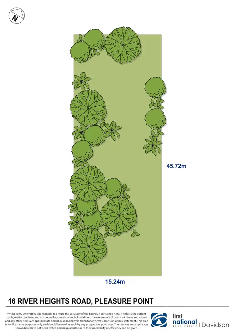 Floorplan of Homely land listing, 16 River Heights Road, Pleasure Point NSW 2172