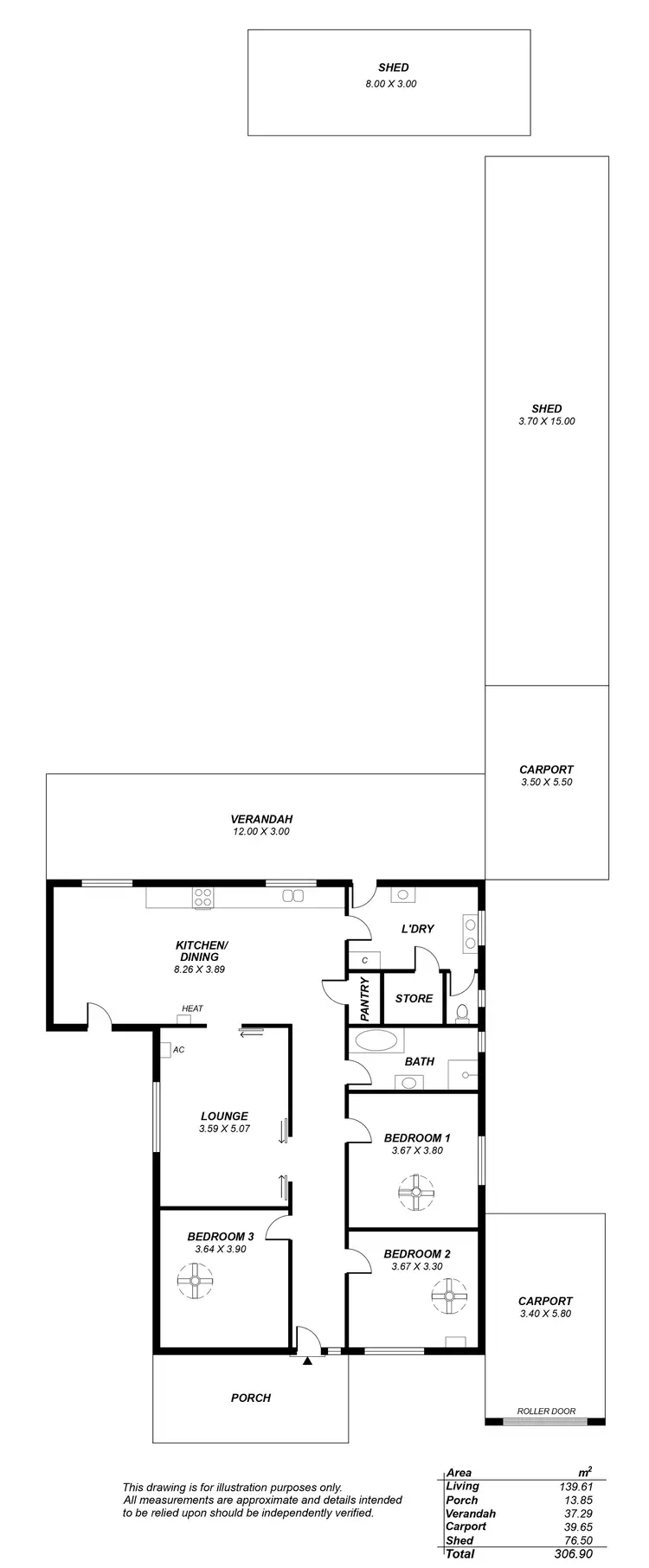 Floorplan of Homely house listing, 10 Claire Street, Lower Mitcham SA 5062