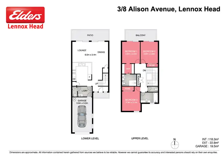 Floorplan of Homely townhouse listing, 3/8 Alison Avenue, Lennox Head NSW 2478