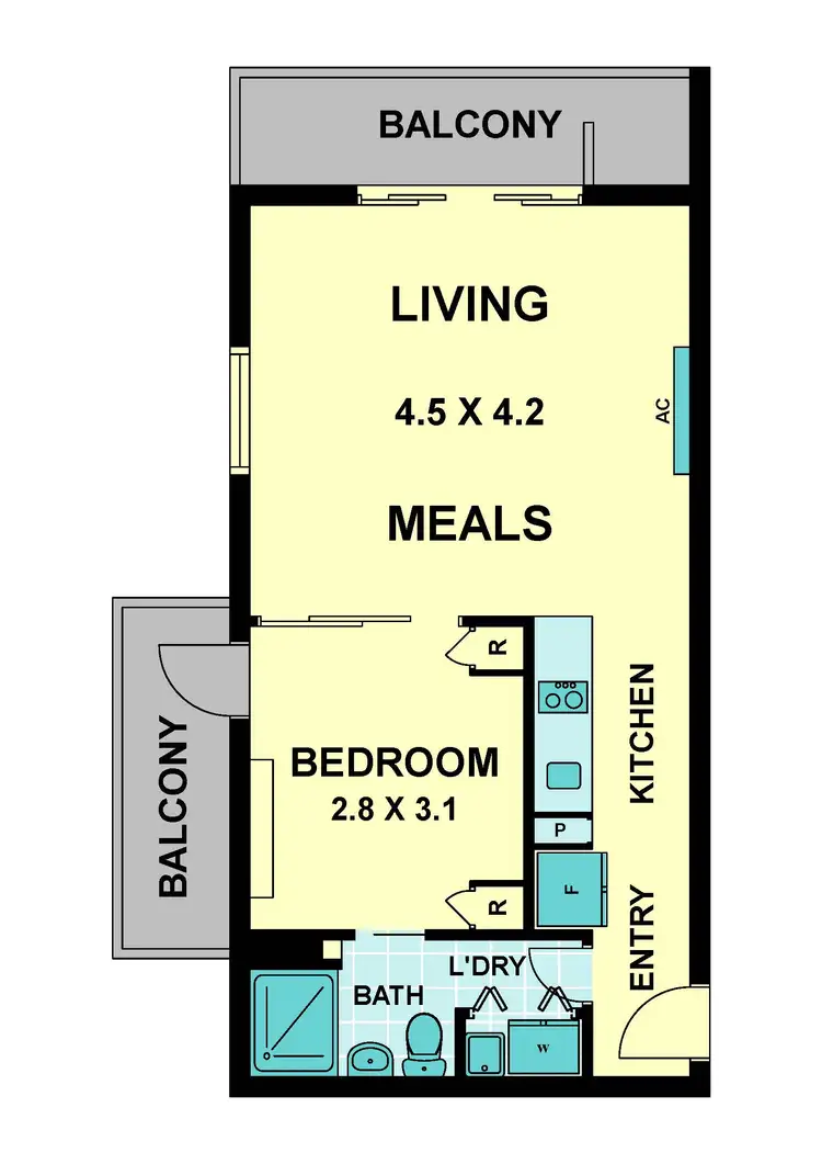 Floorplan of Homely apartment listing, 904/19 Hall Street, Moonee Ponds VIC 3039