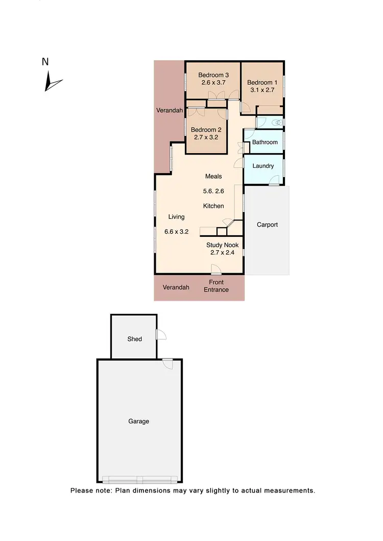 Floorplan of Homely house listing, 3 Battery Crescent, Creswick VIC 3363