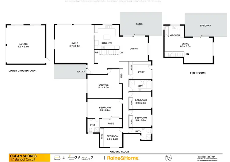 Floorplan of Homely house listing, 17 Banool Circuit, Ocean Shores NSW 2483