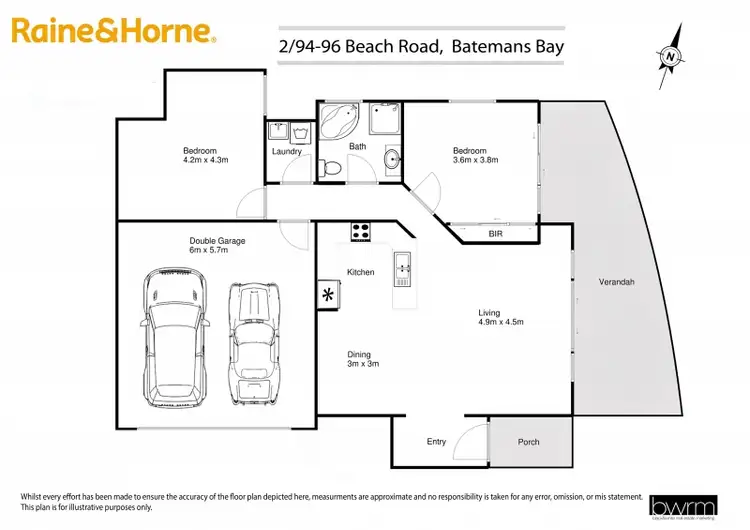 Floorplan of Homely unit listing, 2/94-96 Beach Road, Batemans Bay NSW 2536