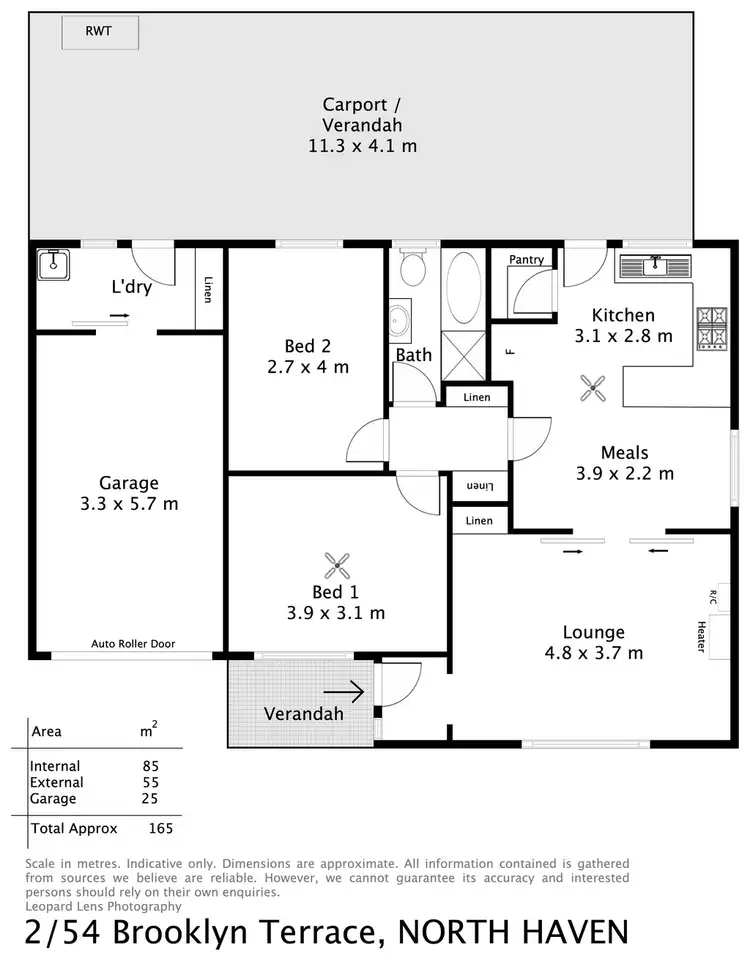 Floorplan of Homely house listing, 2/54 Brooklyn Terrace, North Haven SA 5018