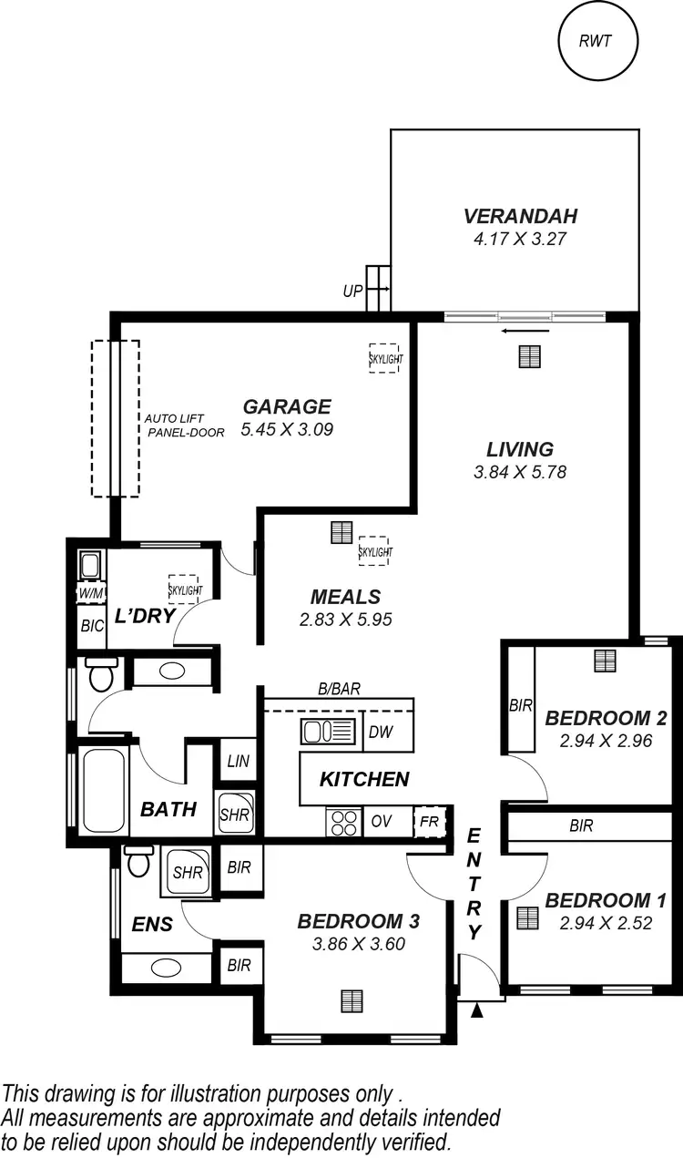 Floorplan of Homely house listing, 1/14 Whinnen Street, St Agnes SA 5097