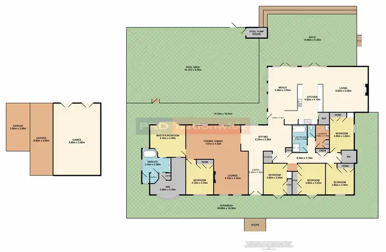 Floorplan of Homely house listing, 61 Lenaghans Drive, Black Hill NSW 2322