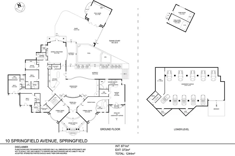 Floorplan of Homely house listing, 10 Springfield Avenue, Springfield SA 5062