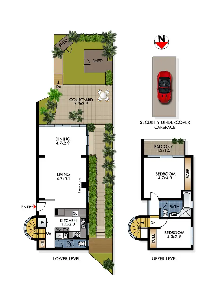 Floorplan of Homely apartment listing, 2/34 O'Donnell Street, North Bondi NSW 2026