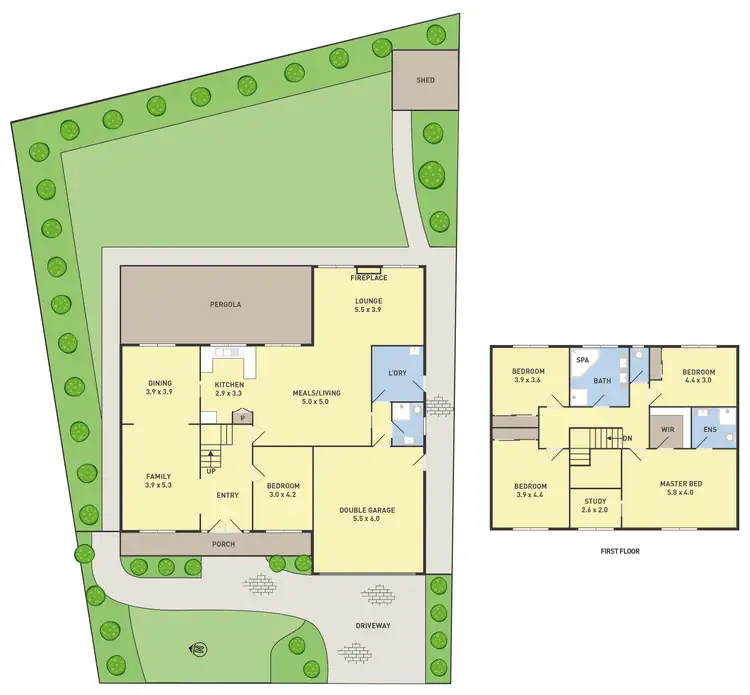 Floorplan of Homely house listing, 50 Glencairn Drive, Greenvale VIC 3059