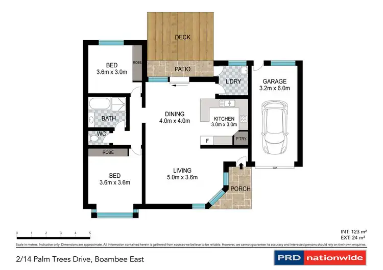 Floorplan of Homely unit listing, 2/14 Palm Trees Drive, Boambee East NSW 2452