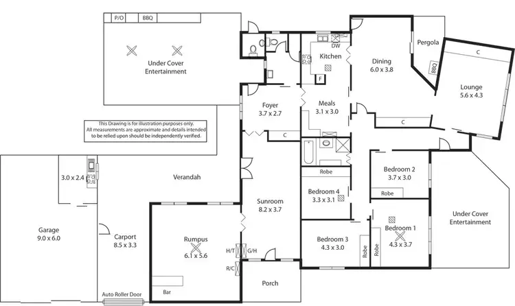 Floorplan of Homely house listing, 27 Broadmore Avenue, Fulham SA 5024