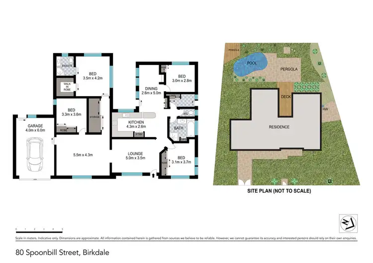 Floorplan of Homely house listing, 80 Spoonbill Street, Birkdale QLD 4159