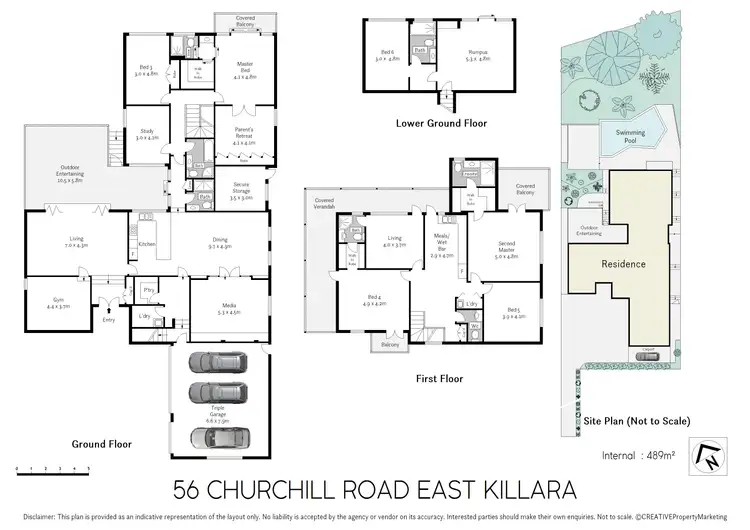 Floorplan of Homely house listing, 56 Churchill Road, East Killara NSW 2071