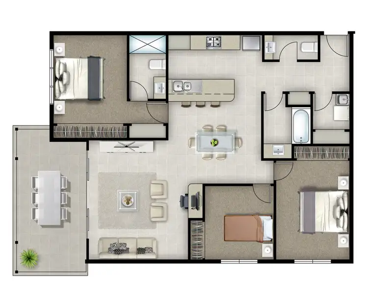 Floorplan of Homely unit listing, 4/2 Manley Street, Redcliffe QLD 4020