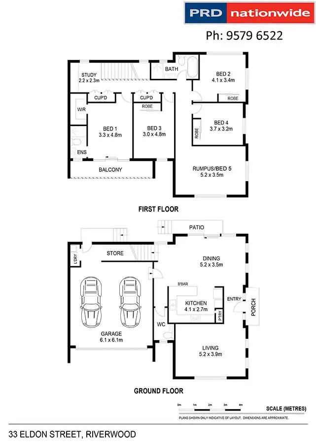 Floorplan of Homely townhouse listing, 33 Eldon Street, Riverwood NSW 2210