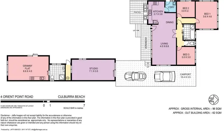 Floorplan of Homely house listing, 4 ORIENT POINT ROAD, Culburra Beach NSW 2540