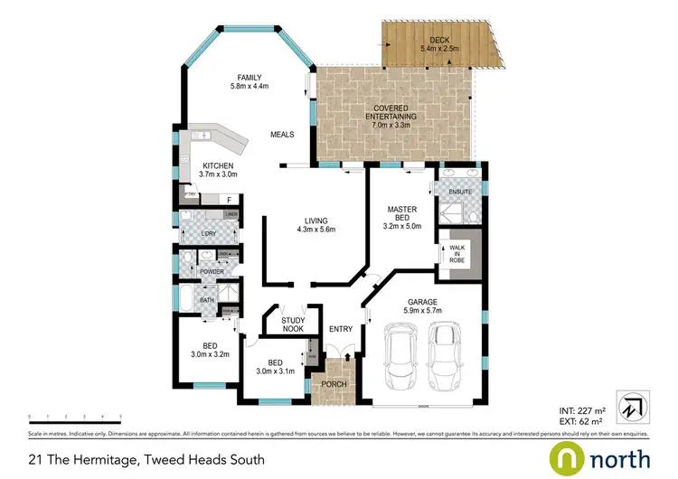 Floorplan of Homely house listing, 21 The Hermitage, Tweed Heads South NSW 2486