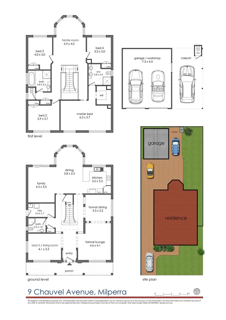Floorplan of Homely house listing, 9 Chauvel Avenue, Milperra NSW 2214