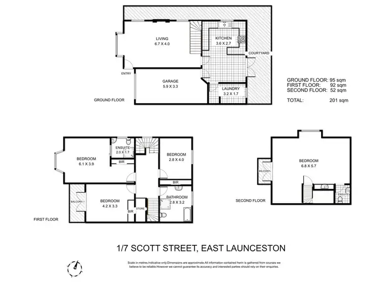 Floorplan of Homely house listing, 1/7 Scott Street, East Launceston TAS 7250