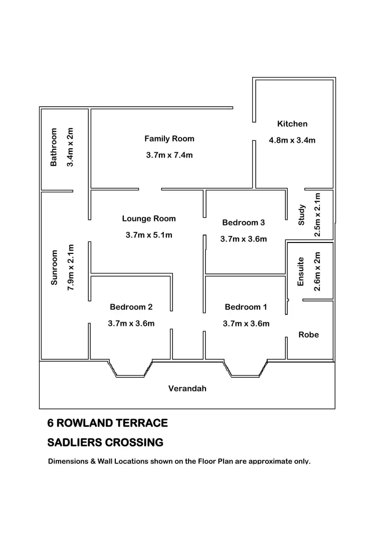 Floorplan of Homely house listing, 6 Rowland Terrace, Sadliers Crossing QLD 4305