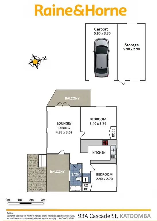 Floorplan of Homely house listing, 2/93 Cascade Street, Katoomba NSW 2780