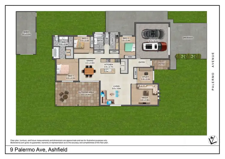 Floorplan of Homely house listing, 9 Palermo Avenue, Ashfield QLD 4670