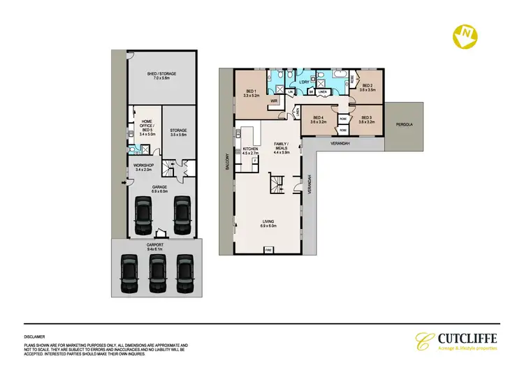 Floorplan of Homely rural property listing, 1 Griffin Place, Kenthurst NSW 2156