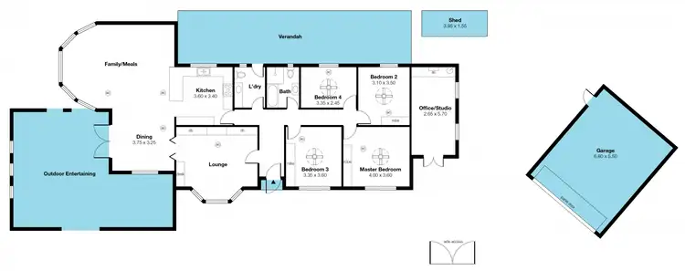 Floorplan of Homely house listing, 36 Davenport Terrace, Seacliff Park SA 5049