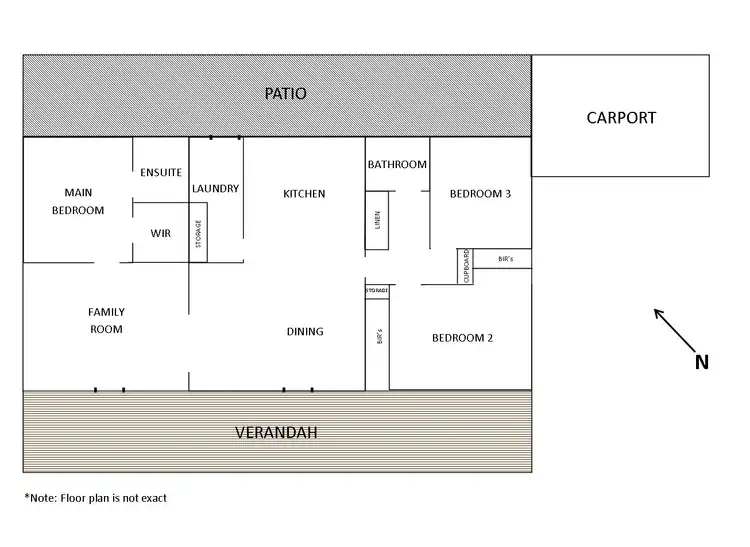 Floorplan of Homely house listing, 49 Chambers Road, Bruthen VIC 3885