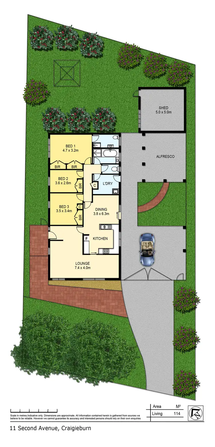 Floorplan of Homely house listing, 11 Second Avenue, Craigieburn VIC 3064
