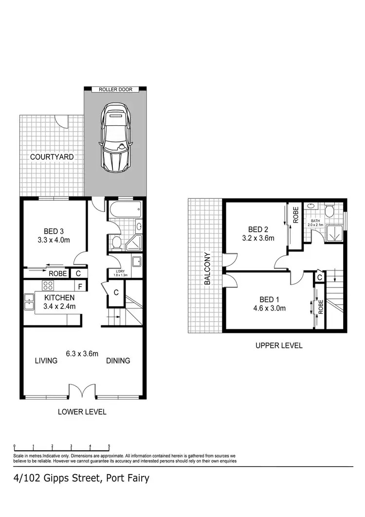 Floorplan of Homely house listing, 4/102 Gipps Street, Port Fairy VIC 3284
