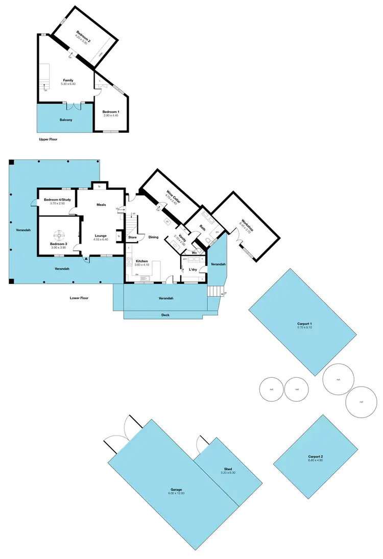 Floorplan of Homely house listing, 77 Turners Gully Road, Clarendon SA 5157