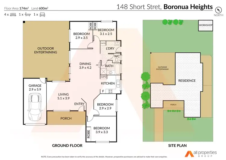 Floorplan of Homely house listing, 148 Short St, Boronia Heights QLD 4124