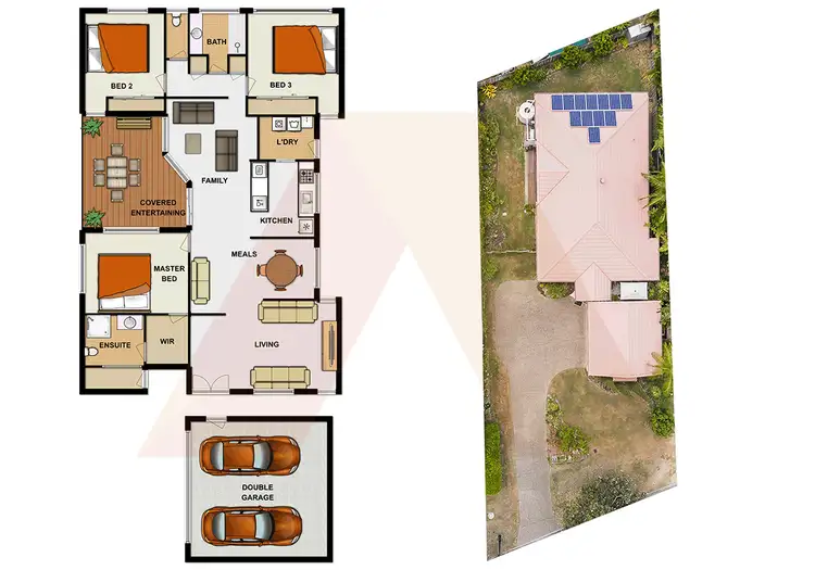 Floorplan of Homely house listing, 6 Teasel Crescent, Forest Lake QLD 4078